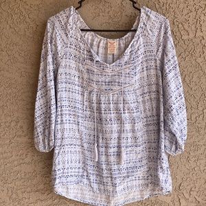 💵3 for $20✅Faded glory women’s blouse size large